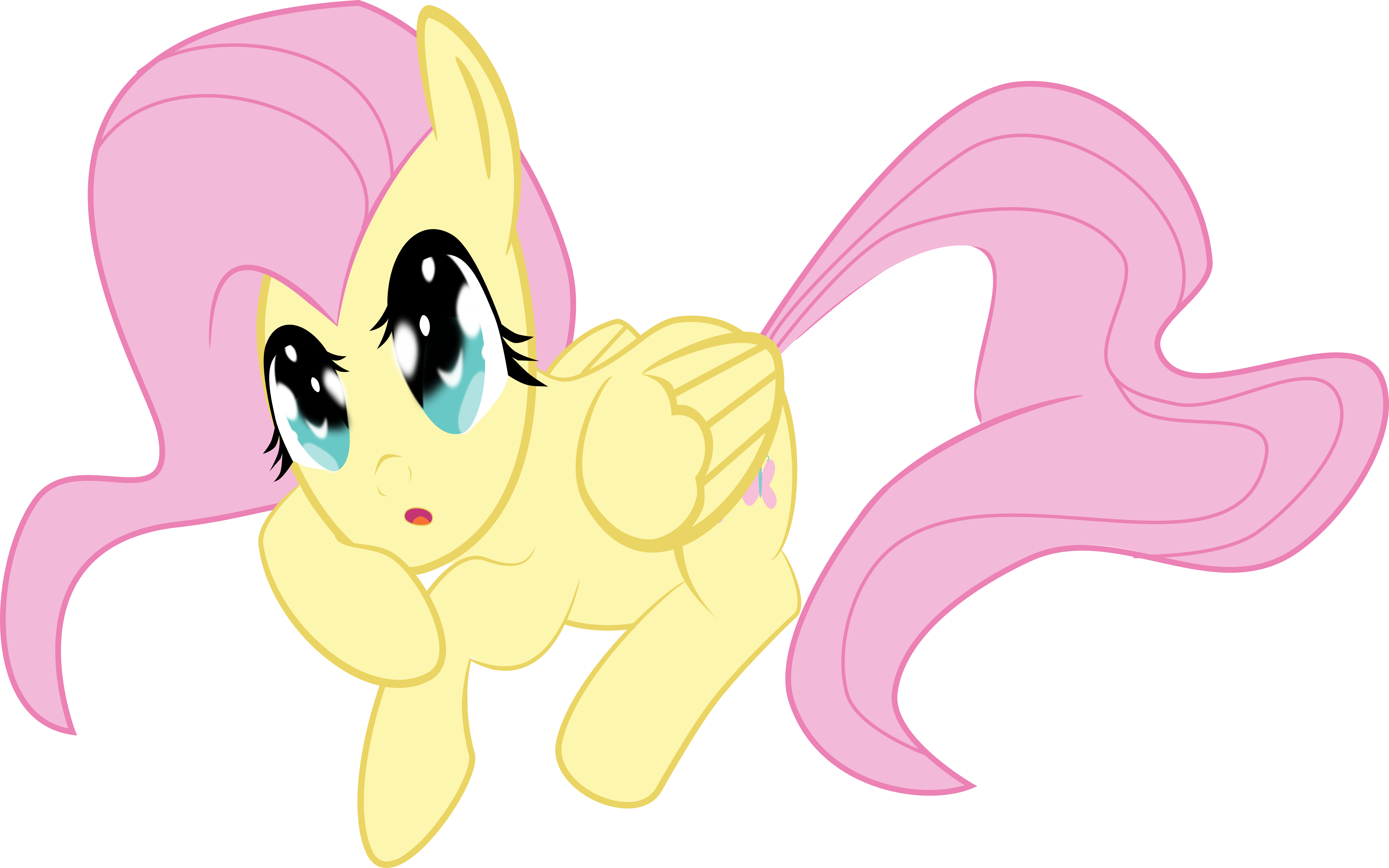 Mlp Fluttershy vector (Update)