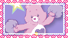 [f2u] take care bear cheerleading stamp by FearlessMist