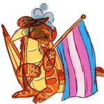 turtle enchanted the flag so it wouldnt burn, dw by FearlessMist