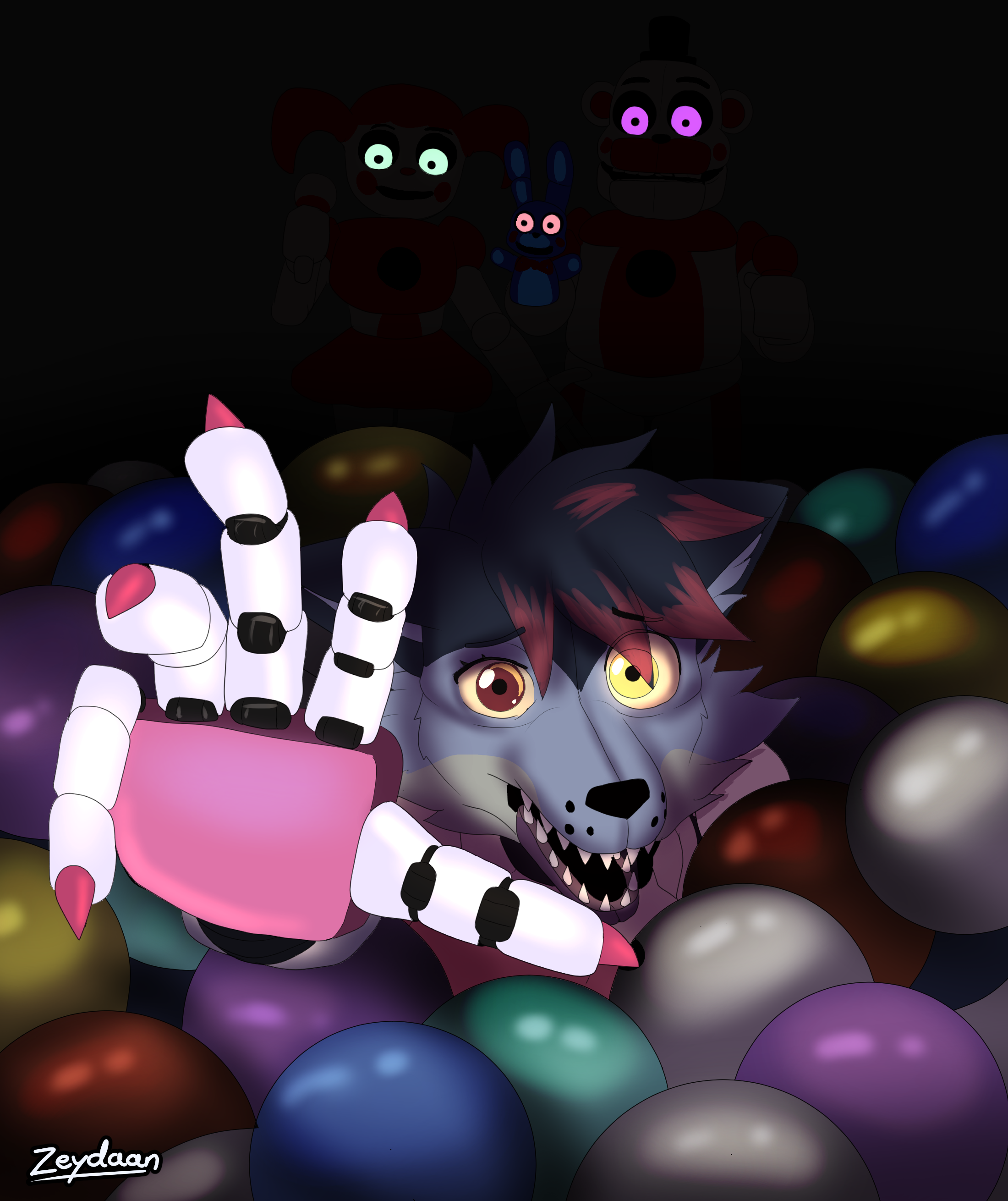Five nights at Freddy's birthday decorations fnaf party dou