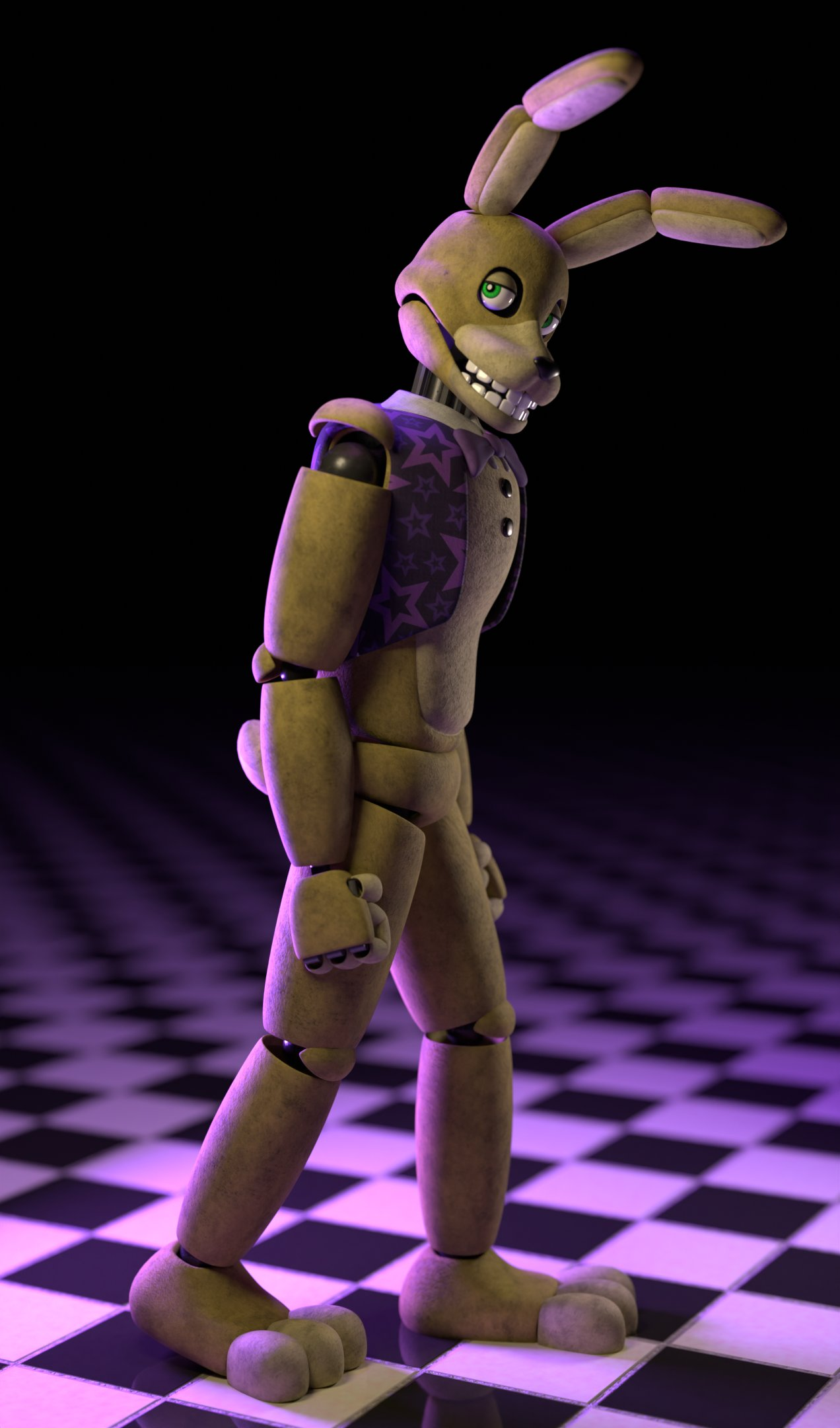 Springbonnie Face springbonnie render by EthanDaltz on DeviantArt