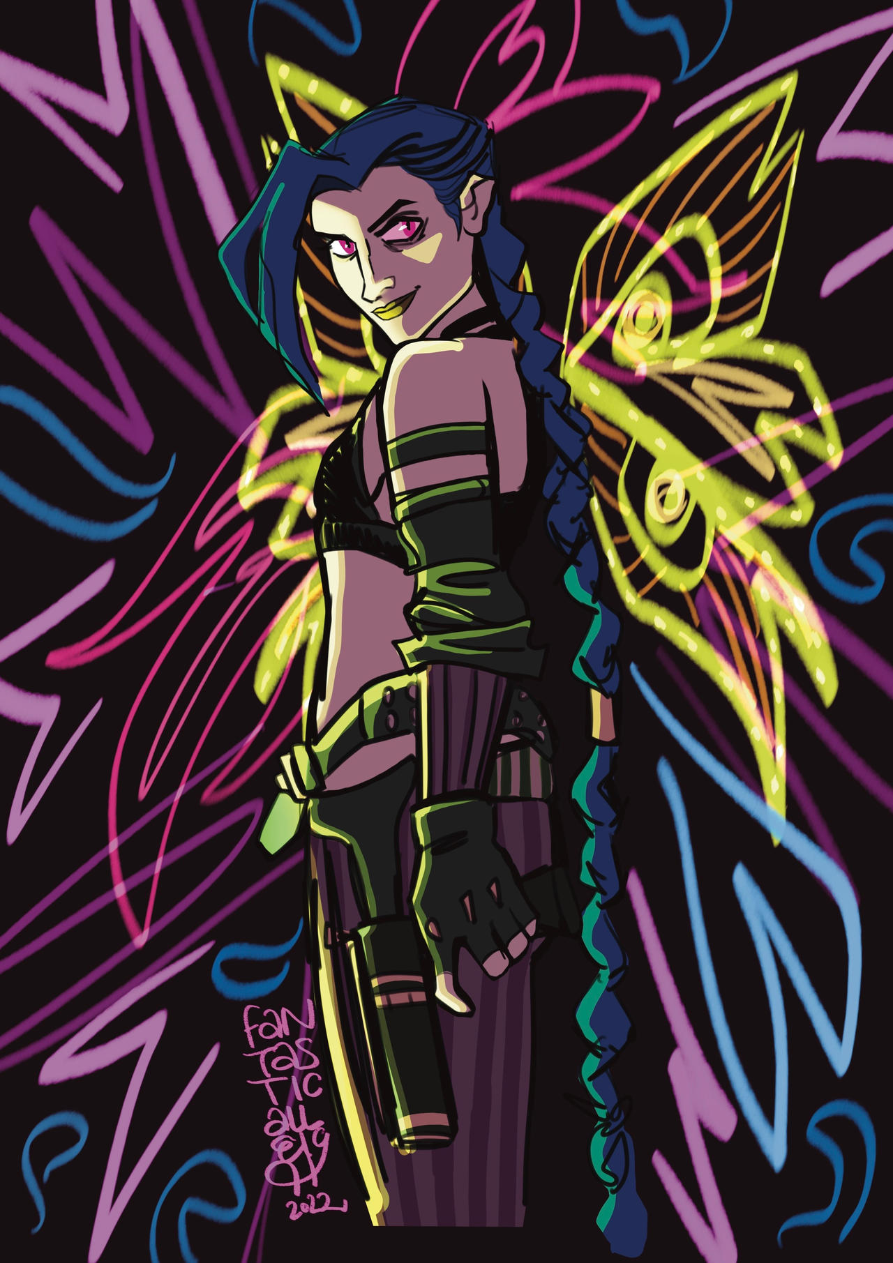 Jinx 3 by fantasticalleigh on DeviantArt