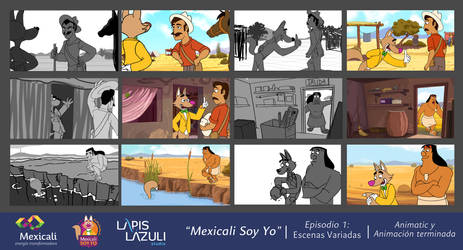 Mexicali Soy Yo - Storyboard and Final Frames E1 by j-arturo