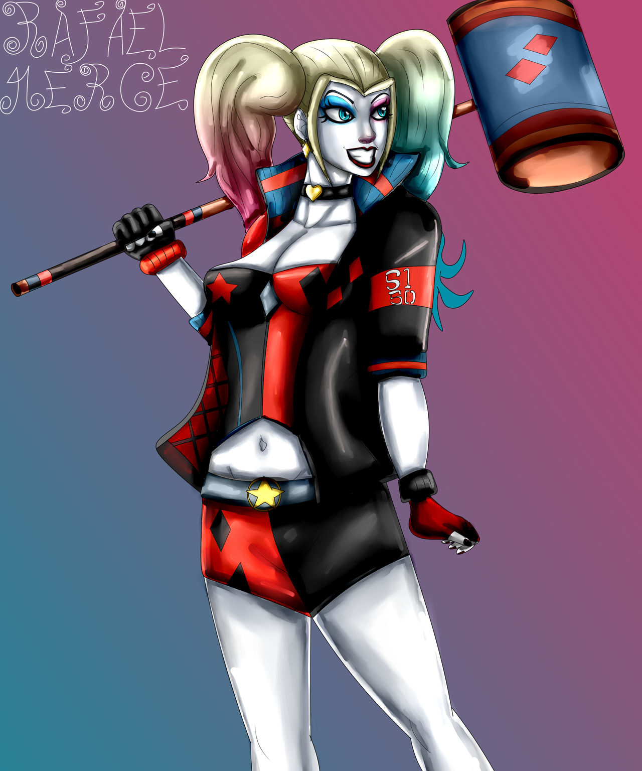 Desenho Arlequina Dc Comics By Rafaelmerce On Deviantart Desenho Arlequina Dc Comics By Rafaelmerce On Deviantart