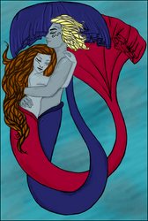 Cuddly Merpeople Colored