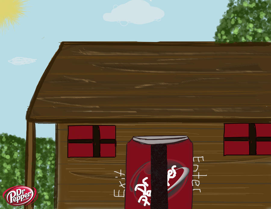 Dr Pepper Cabin by PsychosisCreations on DeviantArt