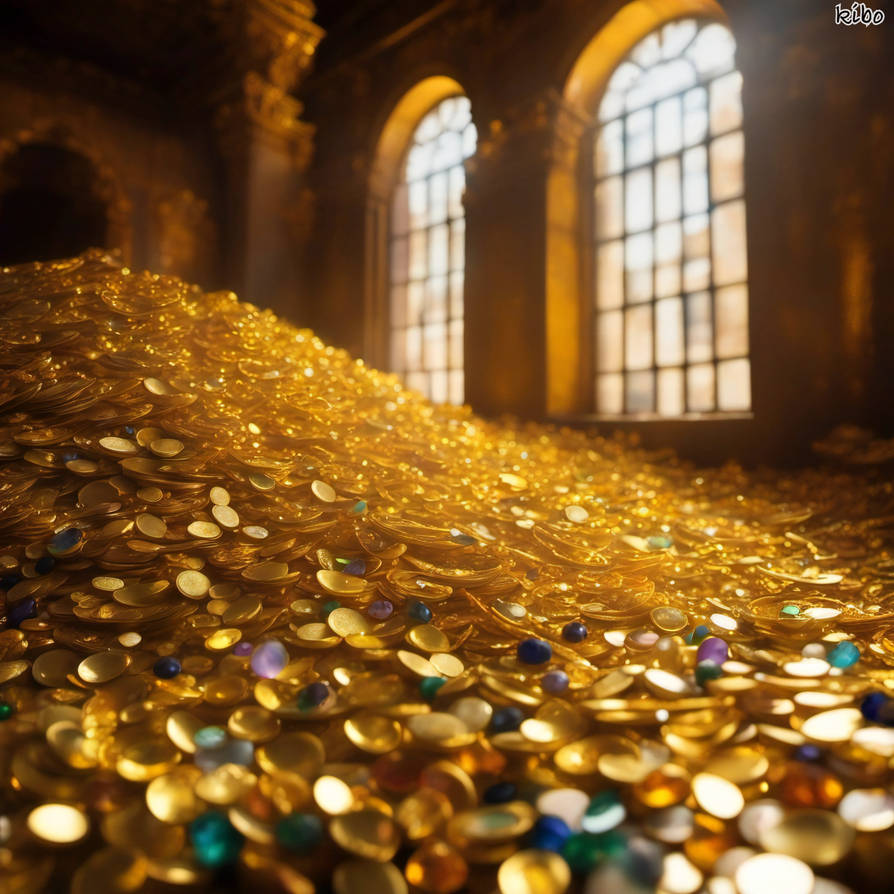 pile o' gold by kiboartist on DeviantArt
