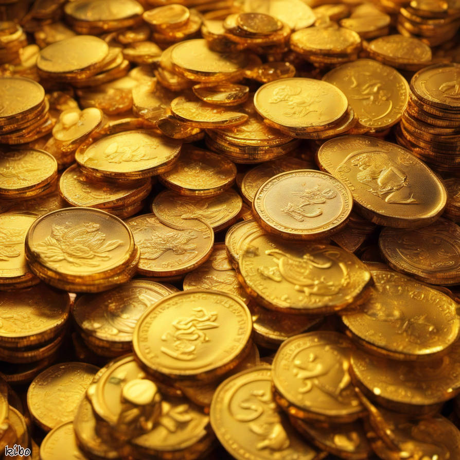 pile o' gold by kiboartist on DeviantArt