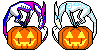 Sibling Halloween Joined Icons by Jeep-The-Dragon