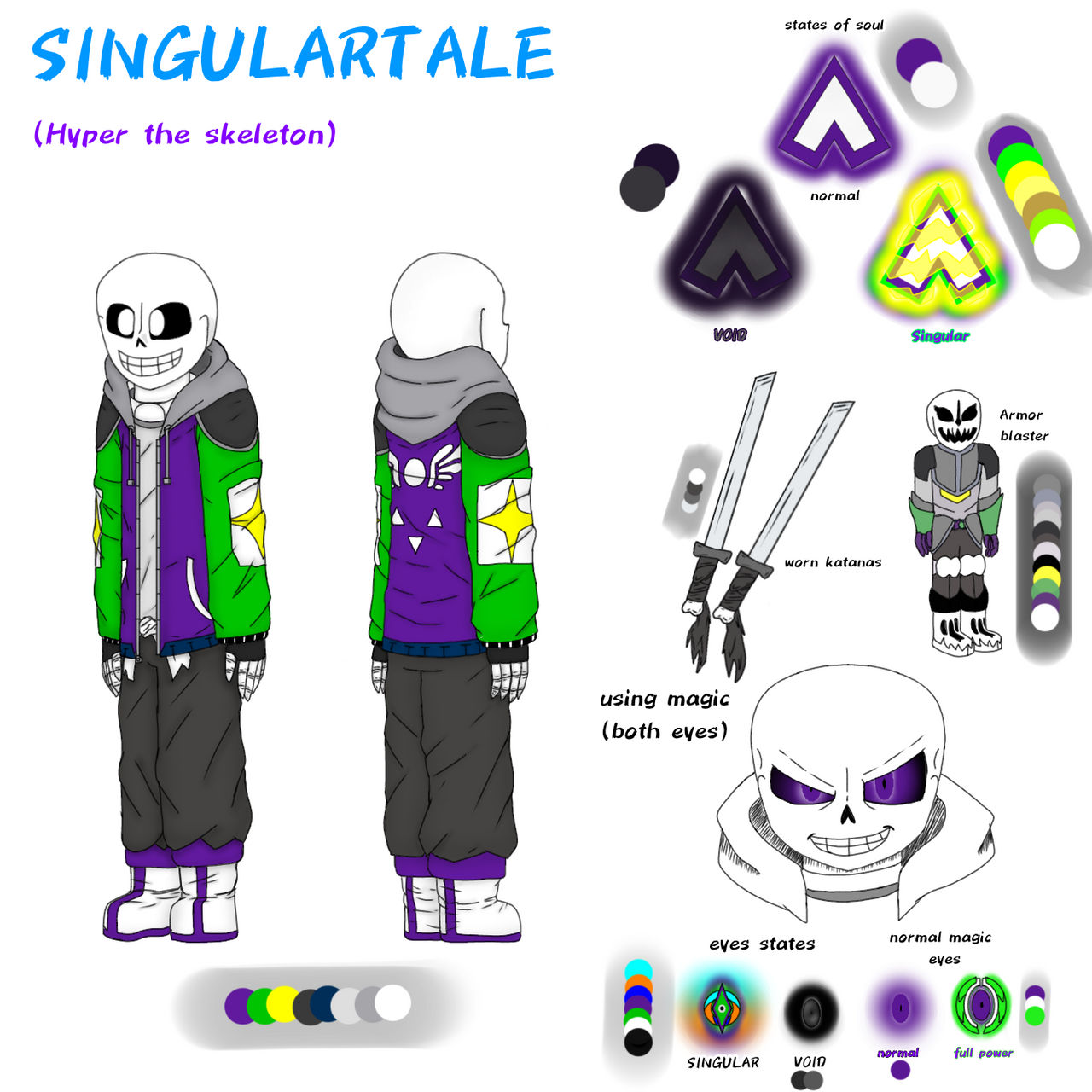 Singulartale character sheet 1 by hyperbrand on DeviantArt