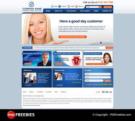 Creative Template for Corporate Websites PSD