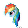 Rainbow Dash's portrait