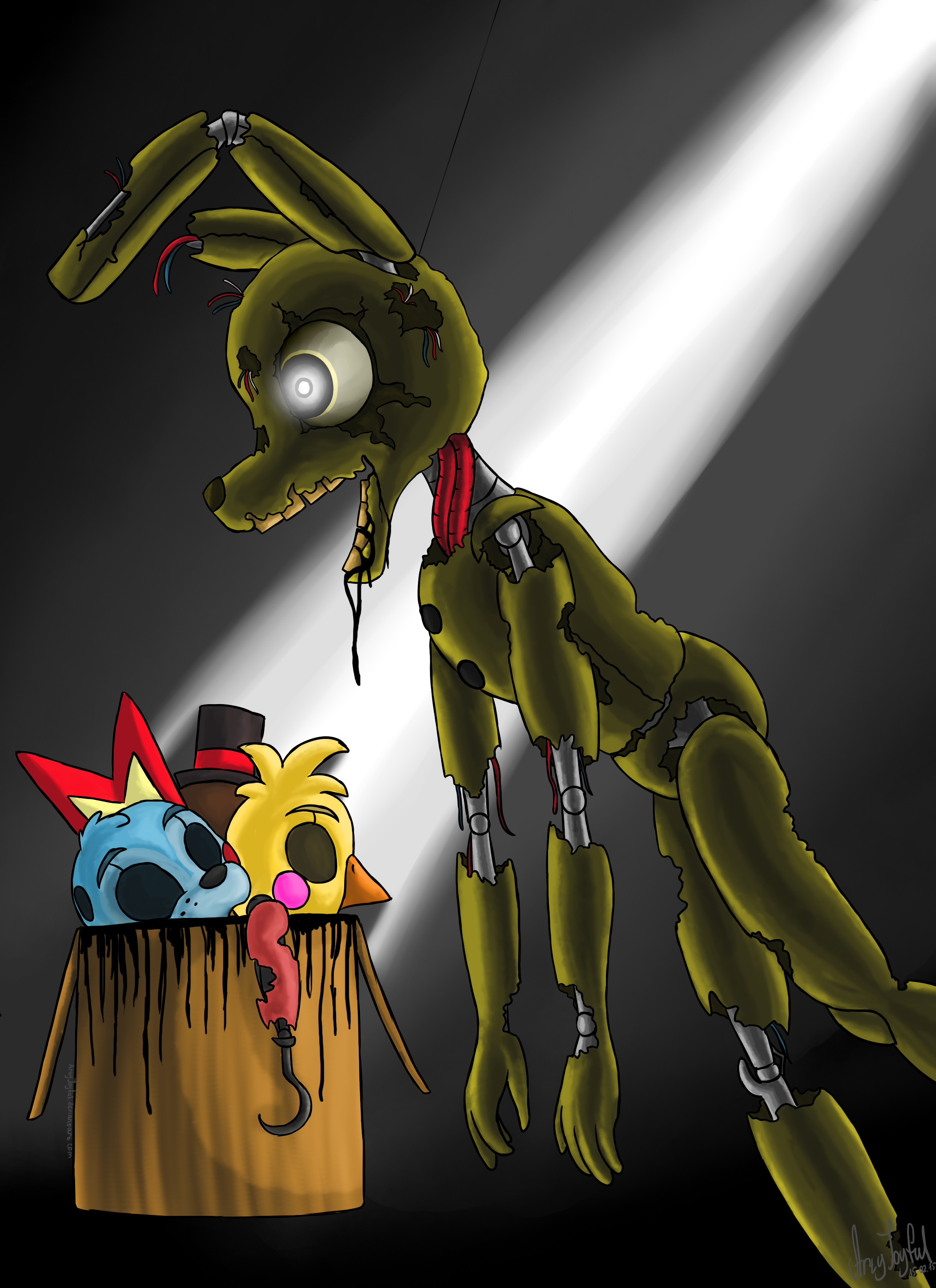 Nightmare Fredbear (five Nights at Freddy's 4) by ArtyJoyful on DeviantArt