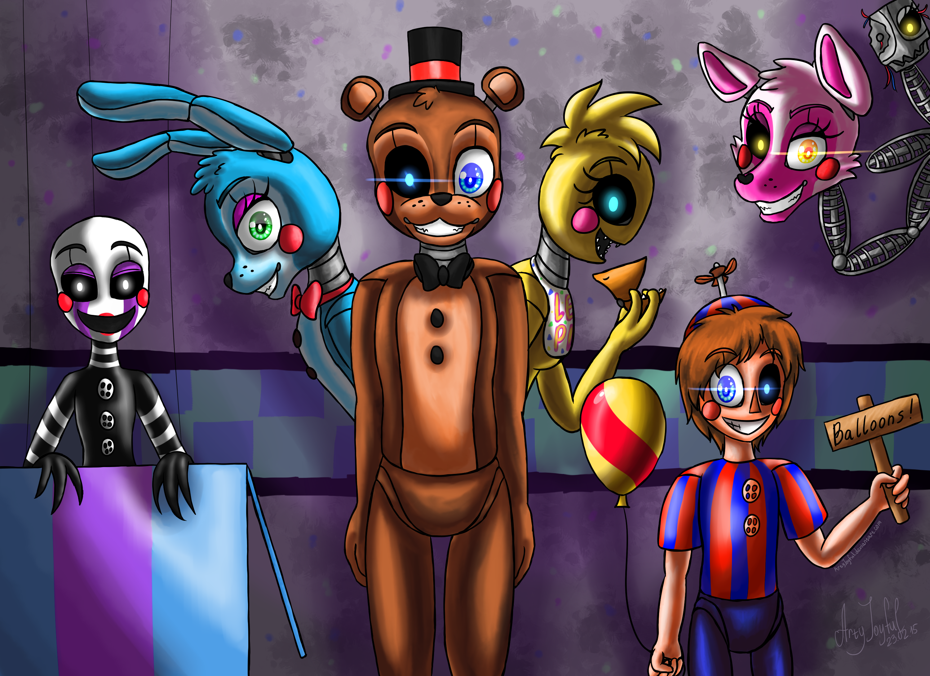 New and Shiny (Five Nights at Freddy's 2) by ArtyJoyful on DeviantArt