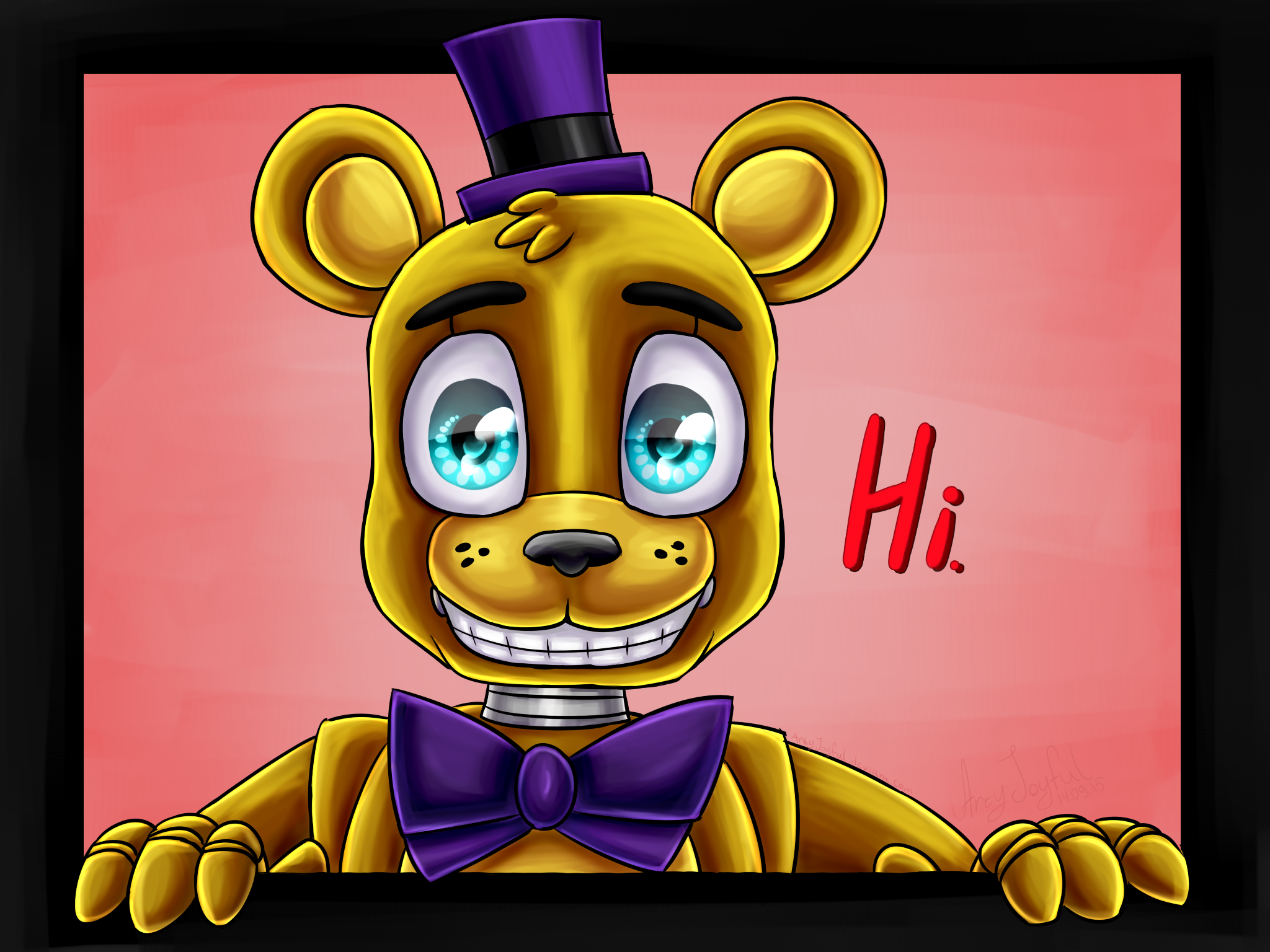 Nightmare Freddy (Five Nights at Freddy's 4) by ArtyJoyful on DeviantArt