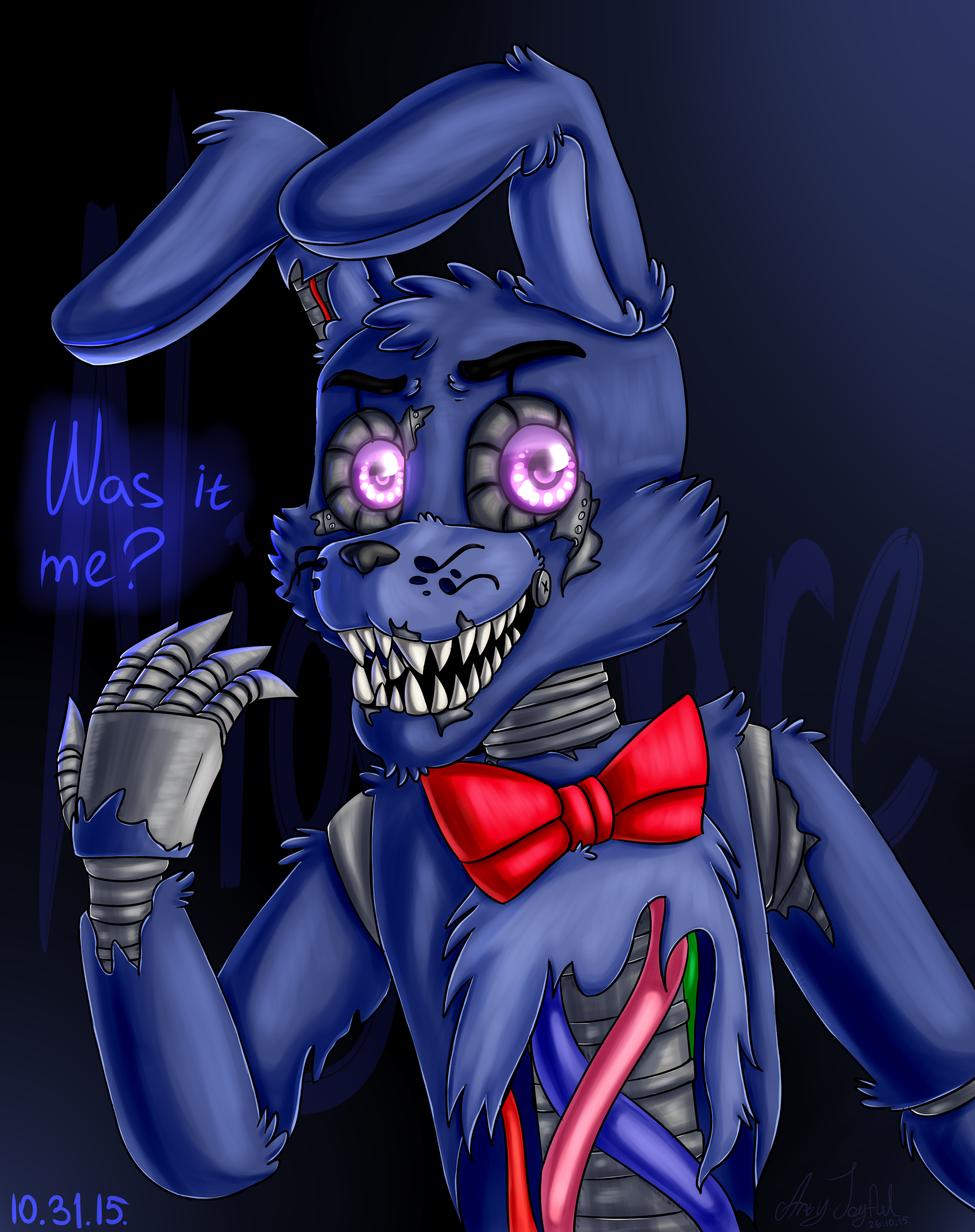 Nightmare Freddy (Five Nights at Freddy's 4) by ArtyJoyful on DeviantArt