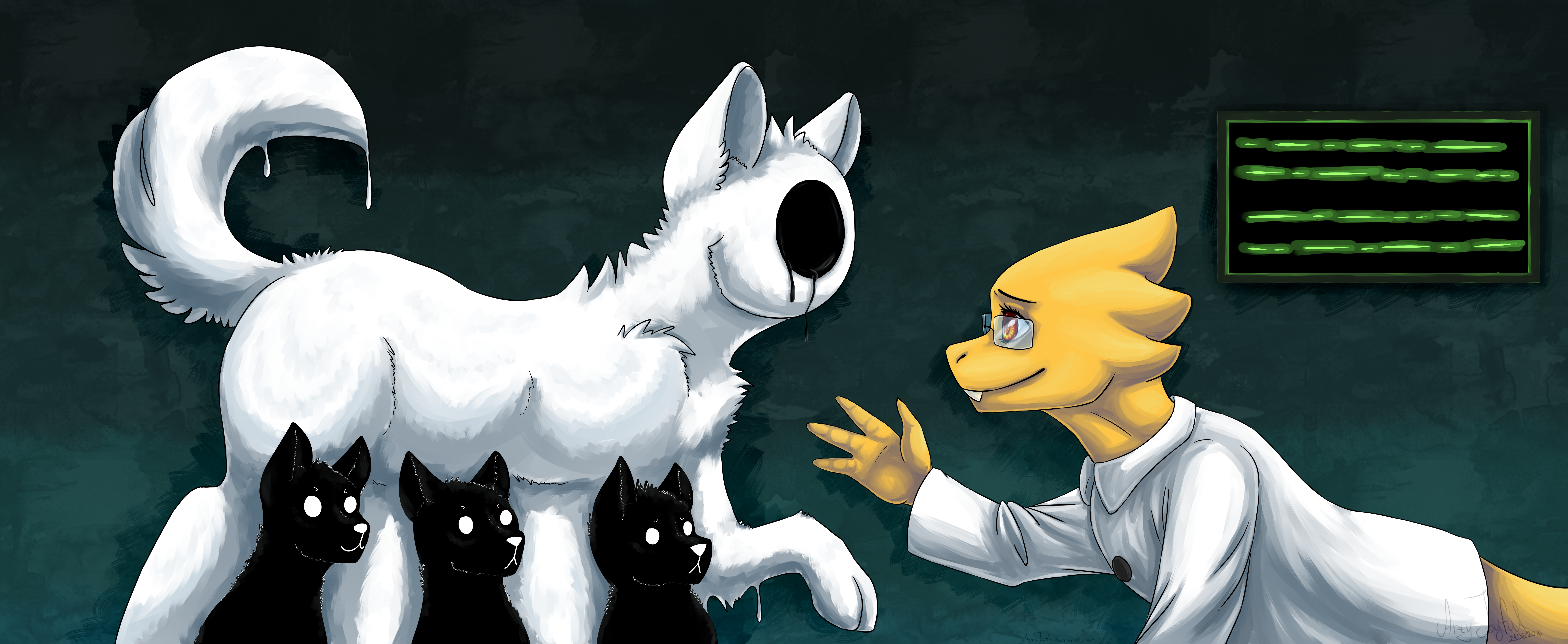 Alphys and Endogeny (Undertale)