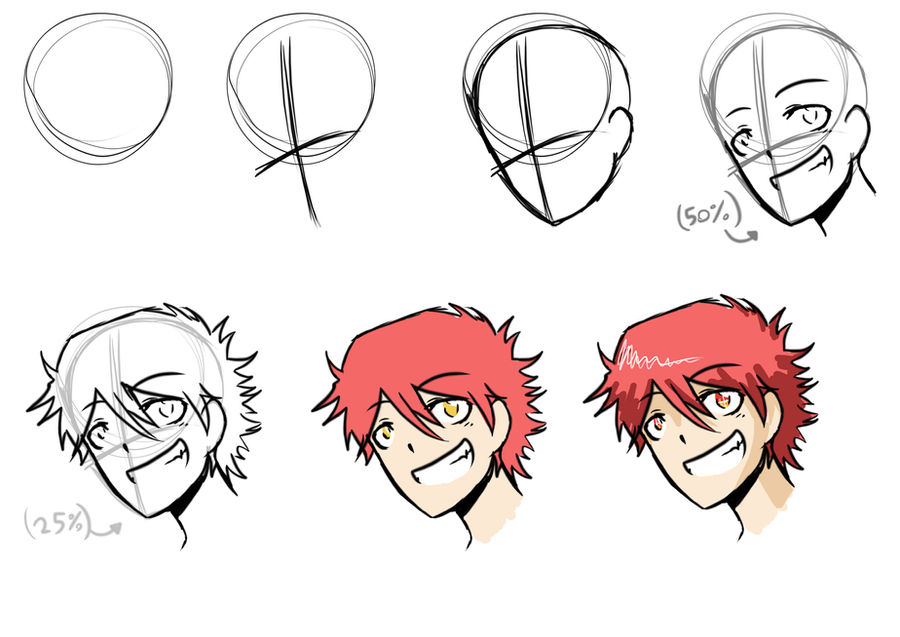 How i draw anime step-by-step by ABD-illustrates on DeviantArt