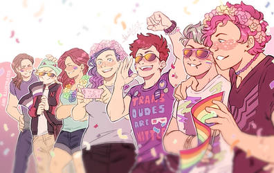 PRIDE 2017 - ABD-illustrates and friends! by ABD-illustrates