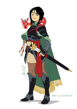Mulan the Fighter | Disney and Dragons