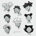 Hairstyle Sketches