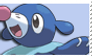 Popplio Line Stamp