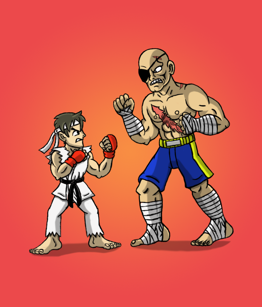Street Fighter Alpha rivalry