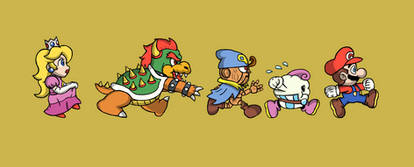 Super Mario RPG main characters