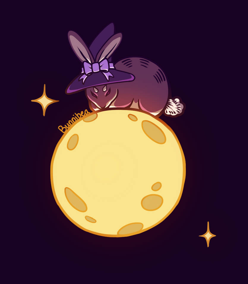 Moon Bunny by Bunnibea on DeviantArt