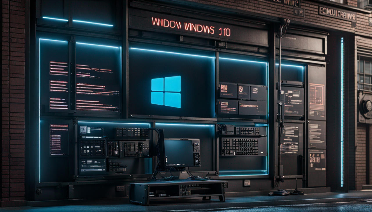 Windows10hacker protest cyberpunk save win10 compu by ...