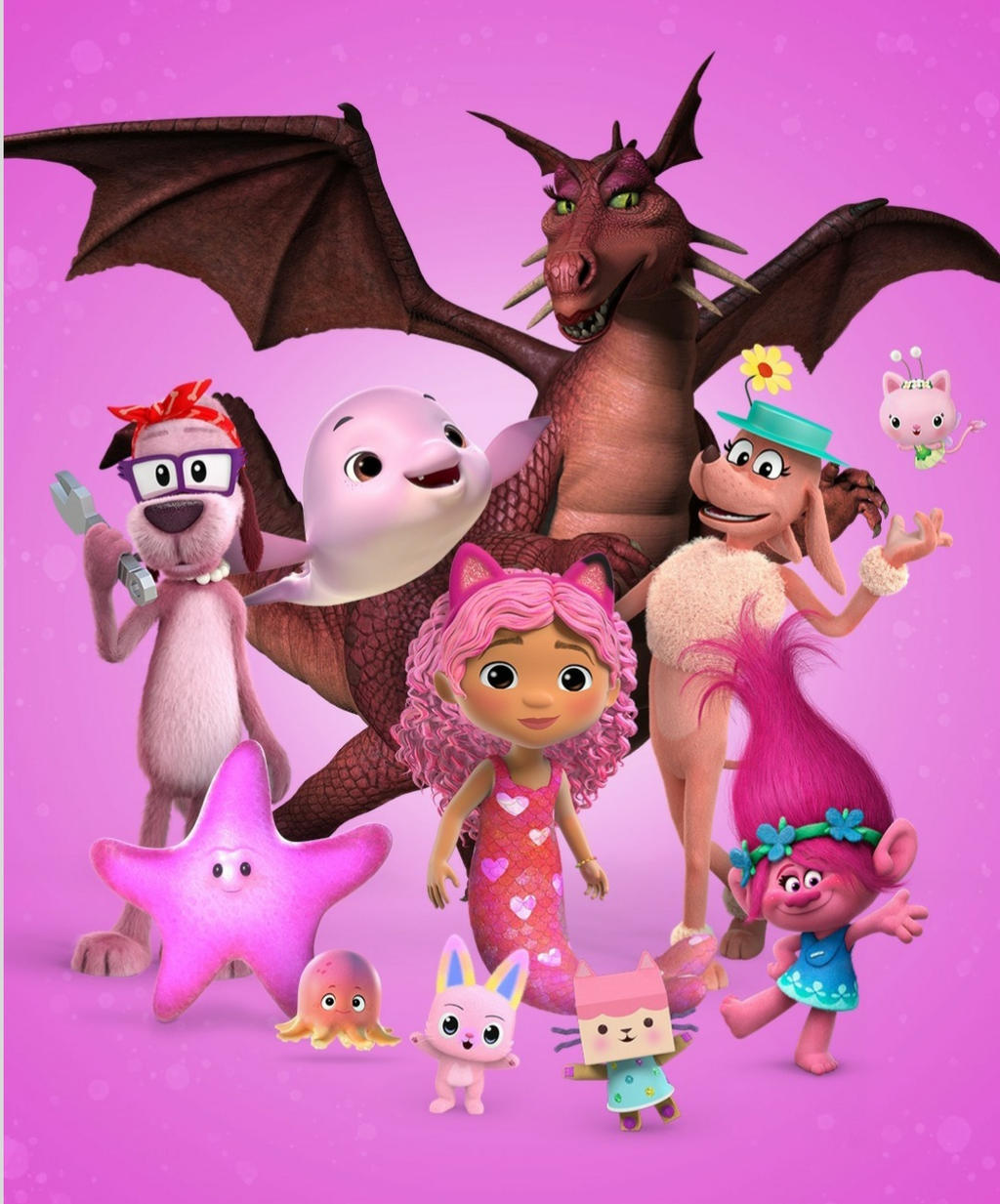 Pink Charters Dreamworks Pink Characters! by KatieRaeBush on DeviantArt