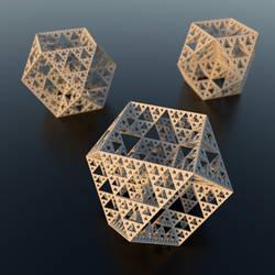 True Sierpinski 3D Printable Fractal