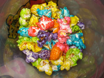 rainbow popcorn