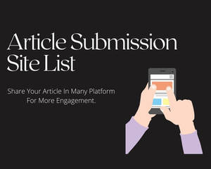 Article Submission Site List