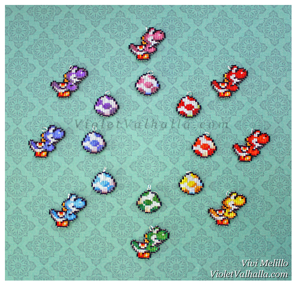 Bead Charms - March of the Yoshi