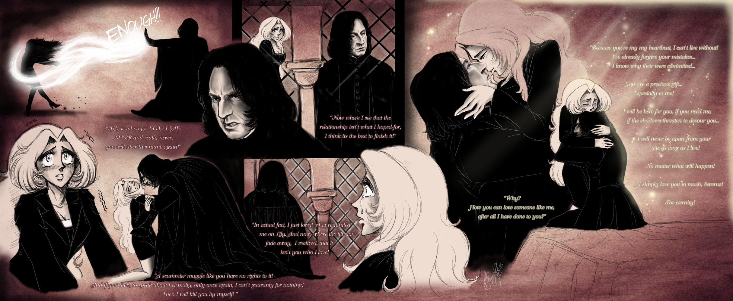 Emily+Severus-Always... by RedPassion on DeviantArt