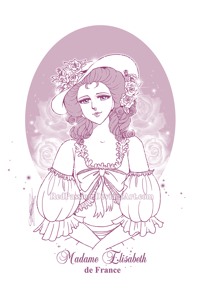 LO - Madame Elisabeth - Lineart