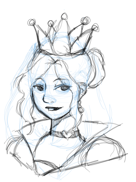 Queen Of Hearts Sketch By Olkit On Deviantart Queen Of Hearts Sketch By Olkit On Deviantart