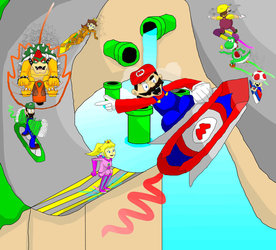 Mario Headless Rider Mario riders by Doodlevolts on DeviantArt