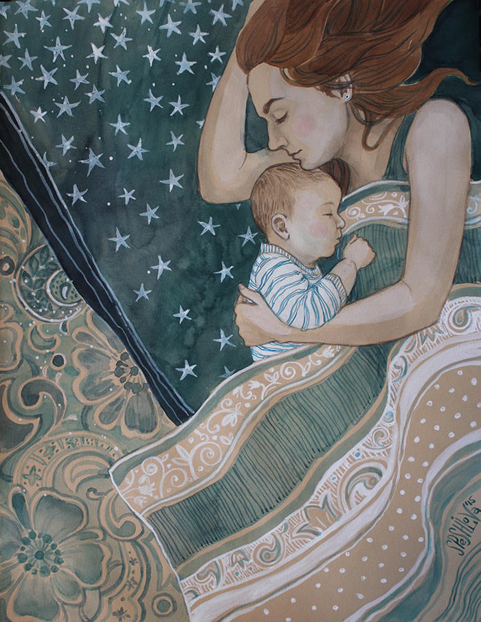 Современная материнства. Мама и ребенок иллюстрация. Мама с ребенком рисунок. Мать и ребенок арт. Материнство в живописи.