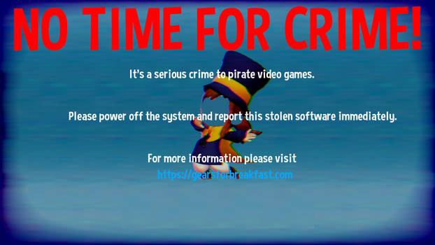 A Hat in Time Anti-Piracy Screen (Death Wish)