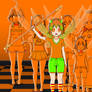 The Orange Rubber Doll Parade!