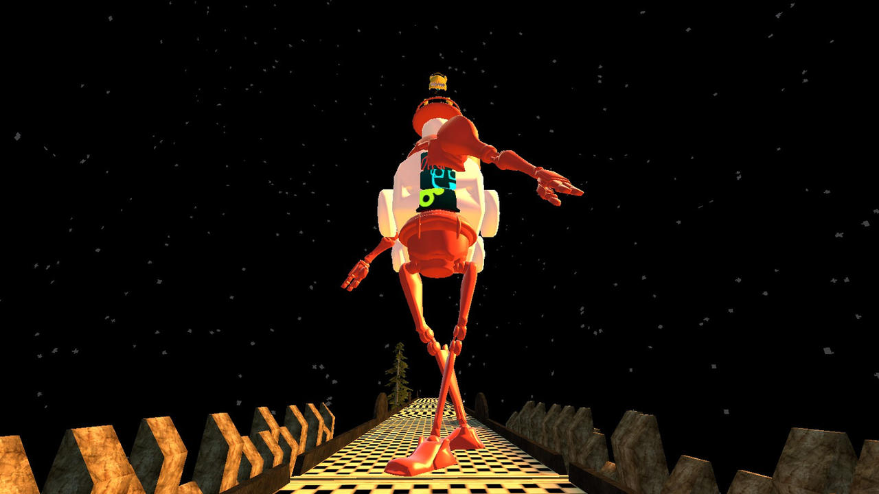 Christmas Neon Conductor (Santa Hat)