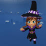 Halloween Hat Kid (Witch)