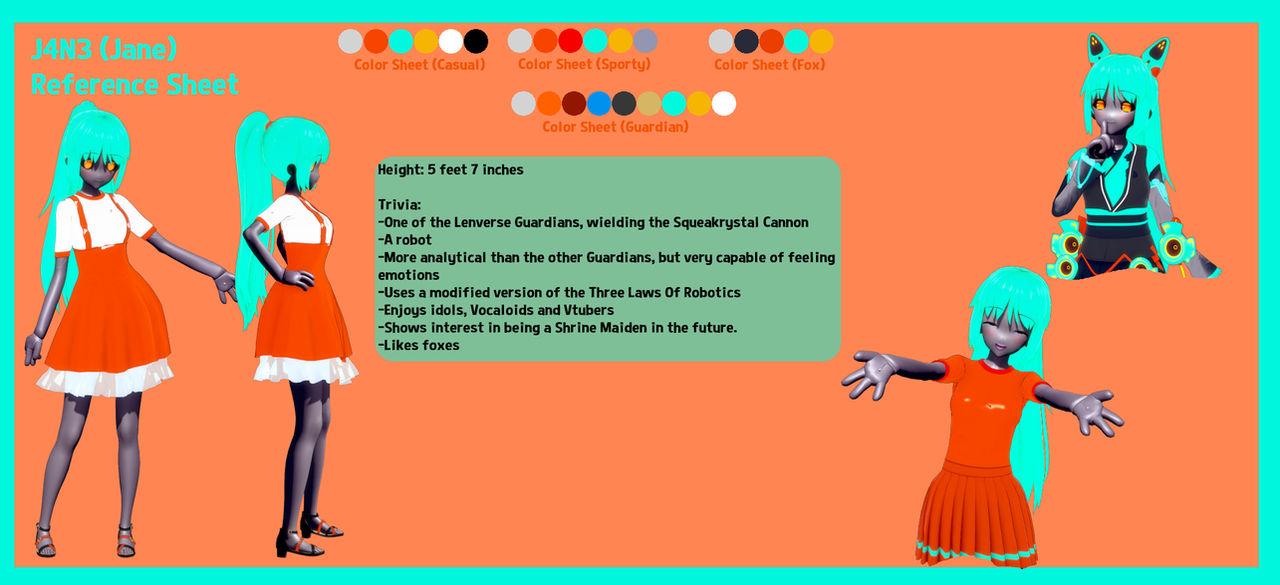 J4N3 Reference Sheet