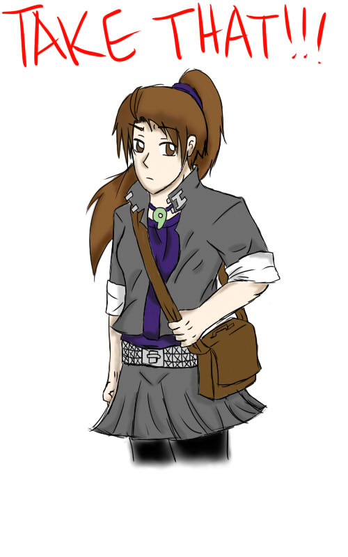 I tried making an Ace Attorney style animation of an OC! I think