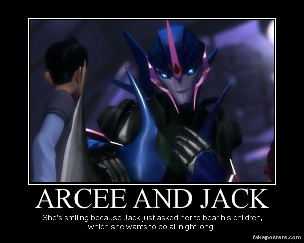 Arcee wants Jack so bad by scottn193 on DeviantArt