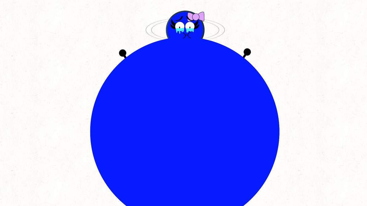 Neptune's blueberry inflation. And cried in fear by hodamian on DeviantArt