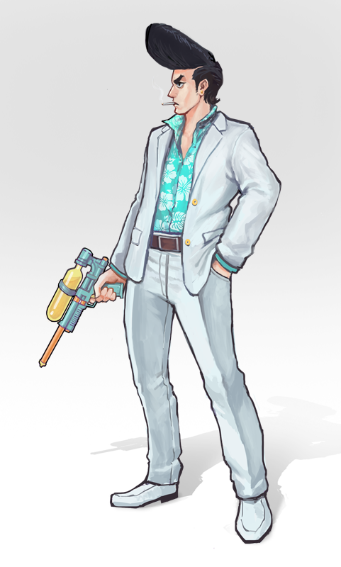 Brella - Super Soaker Yakuza by fabianrensch