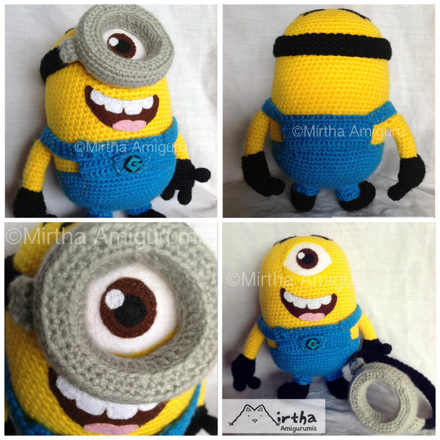 Minion by Mirtha Amigurumis